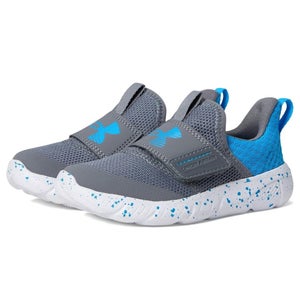 Under Armour Flash Speckle 3026707-024 Kids 11 Titan Gray Walking Shoes RHS8056