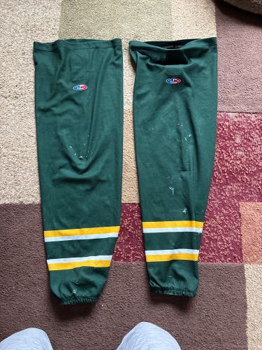 Green Senior Large Athletic Knit Socks (Used)
