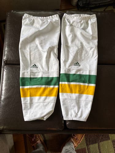 White Senior Large Adidas Socks (Used)