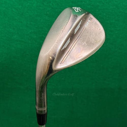 LH Titleist Vokey SM9 Brushed 58-8M 58 Lob Wedge Vokey Design Steel Wedge Flex