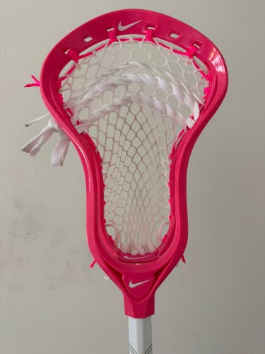 Nike L4 Factory Pink strung inside to standard with prototype TMD mesh