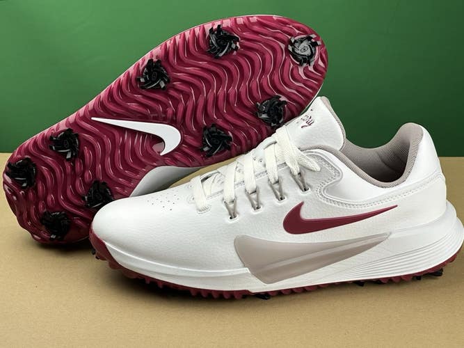 Nike Victory Pro 4 Golf Shoes White/Red FZ7611 Mens Size 9, Womens 10.5 NEW