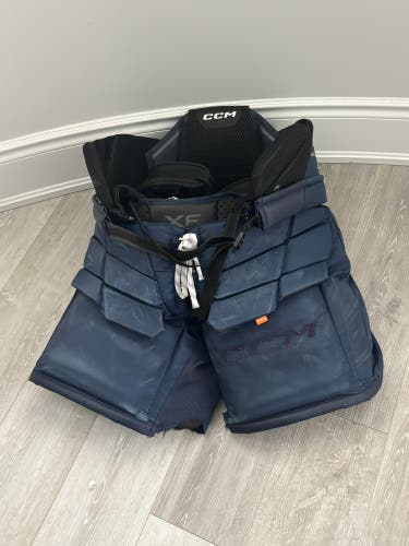 Senior Large 2024 CCM Axis XF Hockey Goalie Pants (Used)