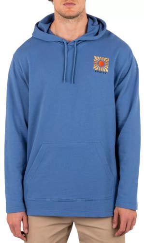 Hurley OG Poncho Hoodie Men's Large Shoreline Lined Long Sleeve Pullover DSGL832