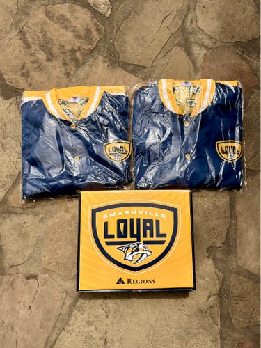 Nashville Predators Loyal Bundle – Fanatics Premium Jersey Size 54 + 2x Exclusive Bomber Jackets
