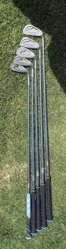 Men's 855s Silver Scot Right Handed Iron Set Regular Flex 5 Pieces (Used)