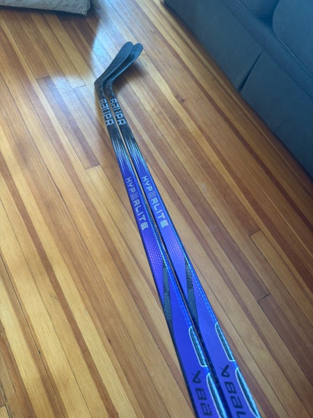 2 PACK Senior Bauer Vapor Hyperlite 2 Right Handed Hockey Stick 87 Flex Pro Stock (New)