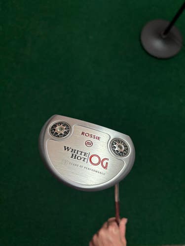 odyssey rossie white hot og 35 putter , cover
