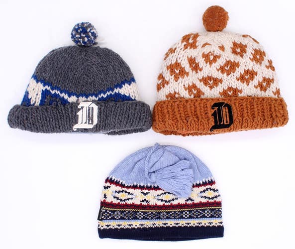 Heavy Knit Hats (Variety Pack Of 3)