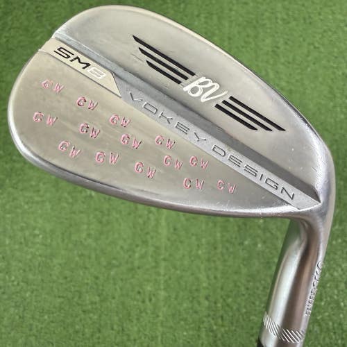 Titleist Vokey SM8 50 08F Gap Wedge RH Steel Wedge Flex Tour Chrome F Grind