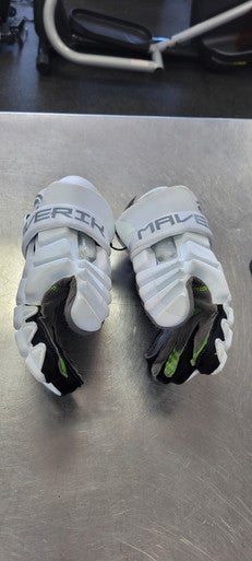 Used Maverik MX 10 INCH Lacrosse Gloves Mens White 10" 11497-S000157627