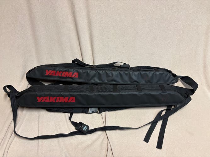 Yakima padded snowboard roof rack used