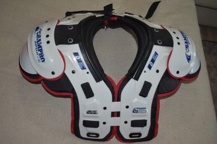 Champro AMT 1000 Football Shoulder Pads, Adult Medium (17-18) - Top Condition!