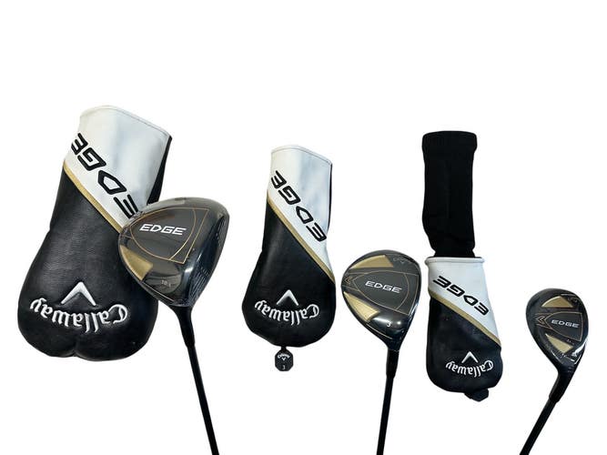 New Callaway EDGE Men's Package Set RH Gold 10 Piece 11835-S000208070