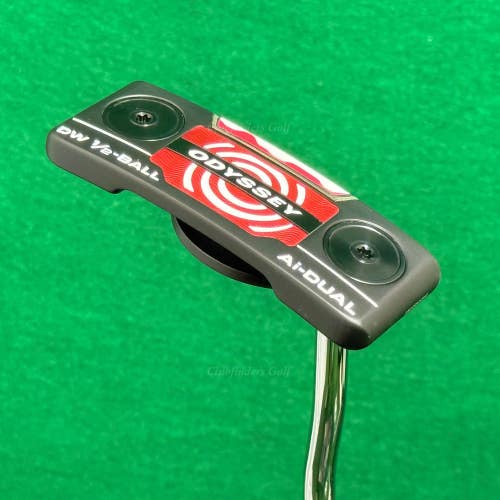 Odyssey 2026 Ai-DUAL Double-Wide 1/2 Ball 35" Double-Bend Putter SL90 w/ HC