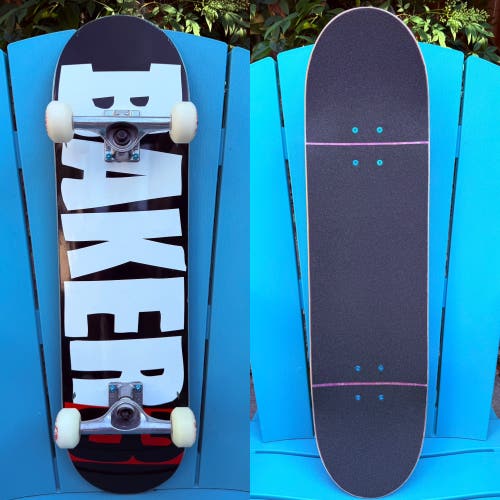 BAKER 3 Complete Skateboard 8.25” x 31.875" Tensor Trucks Spitfire Burner Wheels