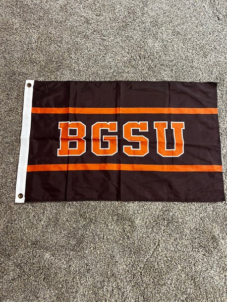 Bowling Green BGSU Flag 37”x25” Brown/Orange Falcons College Ohio Dorm Alumni
