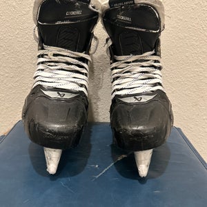 Black 2024 Bauer Supreme Shadow Hockey Skates Regular Width 7.5 (Used)