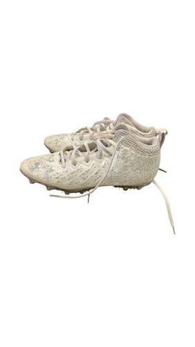 Used Under Armour Adult FB Cleats White Senior 8.5 11859-S000030785