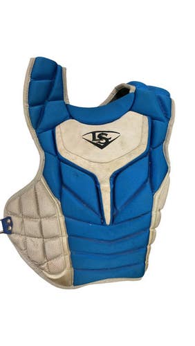 Used Louisville Slugger Catchers Chest Protector Royal Blue Youth 11859-S000030769