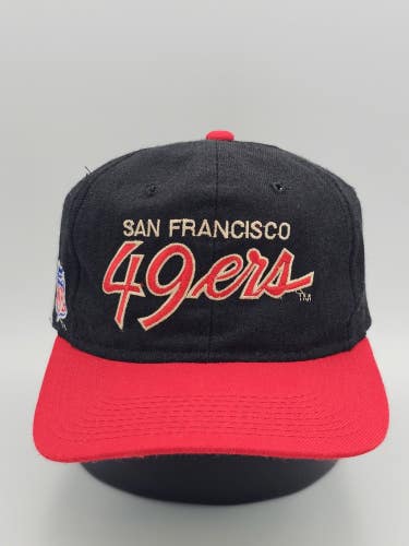 Vintage San Francisco 49ers Sport Specialties Wool Blend NFL Script Hat Snapback
