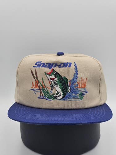 NEW Vintage Snap On Tools Nature Bass Promo Embroidered K Products Hat Snapback