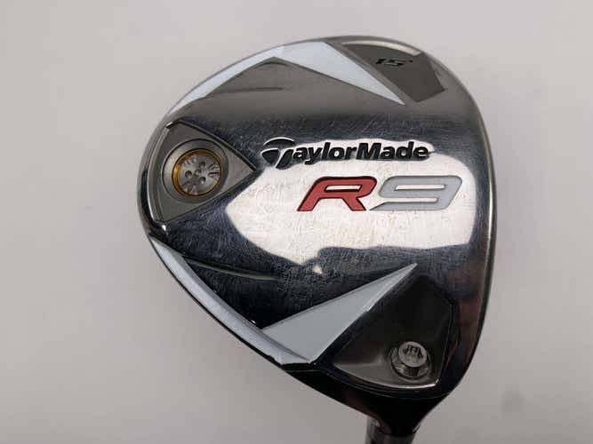 TaylorMade R9 3 Fairway Wood 15* Fujikura Motore 70g Regular Graphite Mens RH