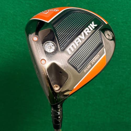 LH Callaway Mavrik Sub Zero 9 Driver Project X HZRDUS T800 55g 6.0 Stiff