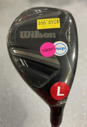 Wilson DYNAPWR 22° #4 Hybrid 39" PROJECT-X DENALI 4.0 50g Ladies Flex WRH