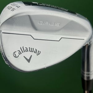 Callaway Opus Chrome Sand SW Wedge 54-12* S-Grind Steel Dynamic Gold Mid 115 NEW