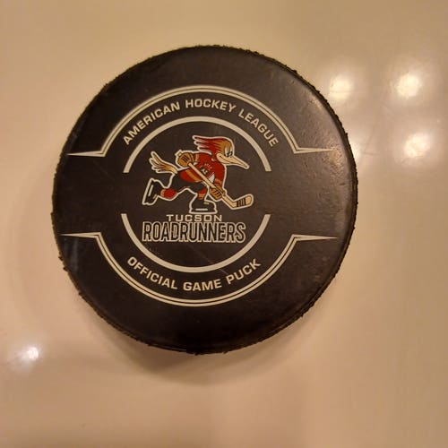 AHL Tucson Roadrunners Official Game Puck