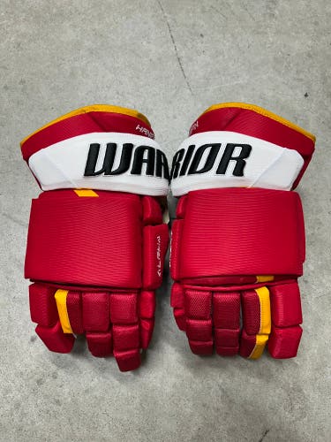 14” Warrior Alpha DX Pro Gloves (New) Noah Hanifin Calgary Flames NHL Prostock