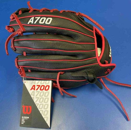 NEW! Wilson A700 12" Senior Baseball Glove - RIGHT HAND THROW