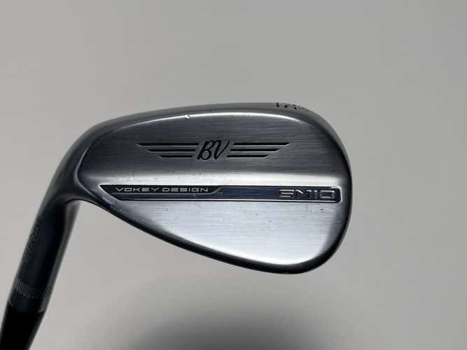 LEFTY Titleist Vokey SM10 Tour Chrome Wedge 52* 8 Bounce F-Grind Wedge Steel LH