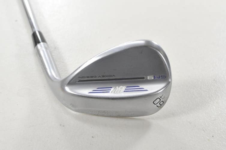 Titleist Vokey SM9 Tour Chrome 60*-04T Wedge Right BV Wedge Flex Steel # 214320