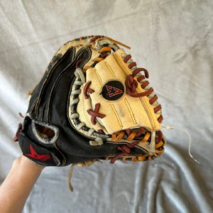 Black All Star Cm1010bt RH Catcher's Baseball Glove 32" (Used)
