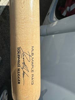 Louisville Slugger MLB Prime Maple Bat 30 oz 32" (Used) - RA13 Acuna
