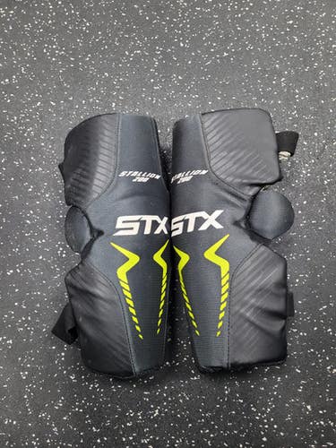 Used STX STALLION 200 Lacrosse Arm Pads/Guards Grey LG 11849-S000039559