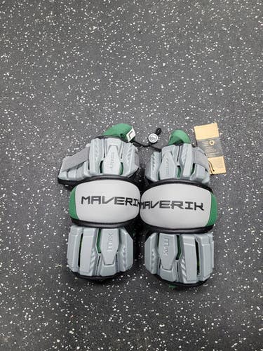 Used Maverik MAX Lacrosse Arm Pads/Guards Green LG 11849-S000039552