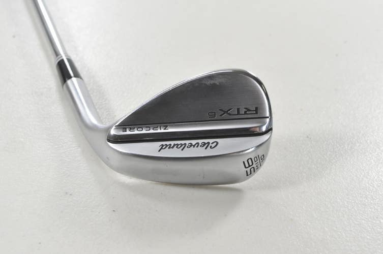 Cleveland RTX-6 Zipcore Tour Satin 56*-10 Wedge Right DG Spinner Steel # 217751