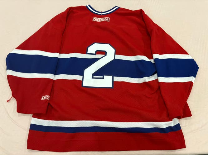 Montreal Canadiens #2 XL Men's CCM Jersey (Used)