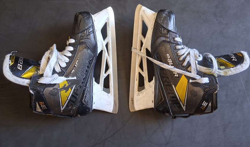 Bauer Supreme 3S Pro Hockey Goalie Skates Regular Width 9 (Used)