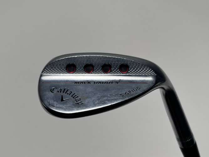 Callaway Mack Daddy 4 Chrome Wedge 60* 10 S-Grind KBS Tour Regular Plus Steel RH