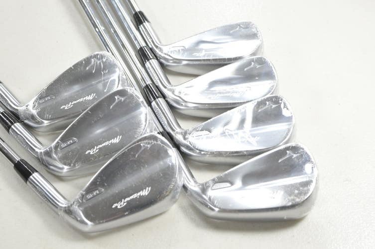 Mizuno Pro M-15 4-PW Iron Set Stiff Flex Right AMT Silver Steel NEW  # 217976