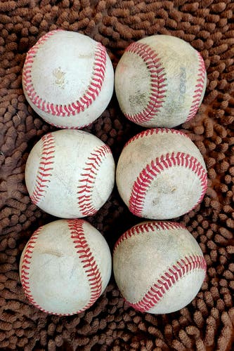 6 Pack Baseballs, Blemished
