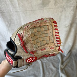 Gray Rawlings Sure Catch RH Pitcher's Baseball Glove 11" (Used)
