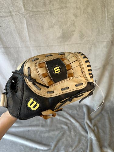 Brown Wilson A360 RH Pitcher's Baseball Glove 13" (Used)