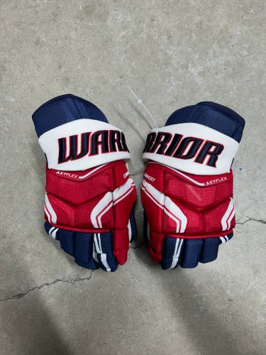 15” Warrior Covert QRE Pro Gloves Montreal Canadiens NHL Pro Stock (New)