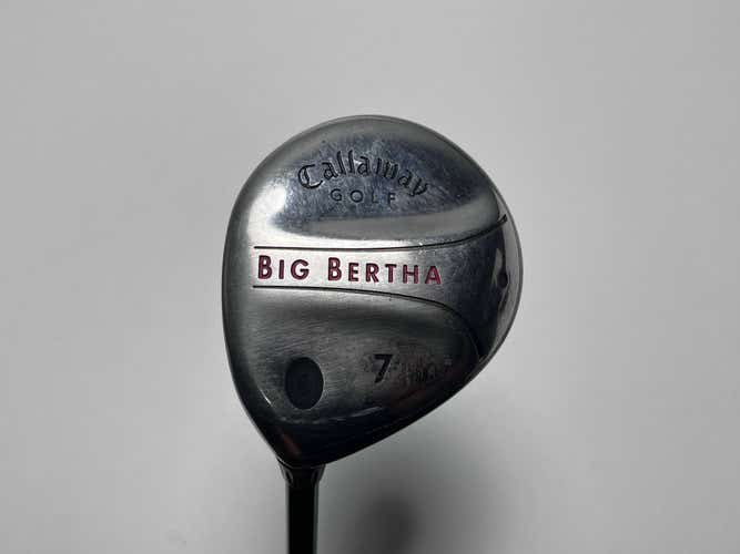 LEFTY Callaway Big Bertha 2004 7 Fairway Wood 21* RCH 75w Regular Graphite LH