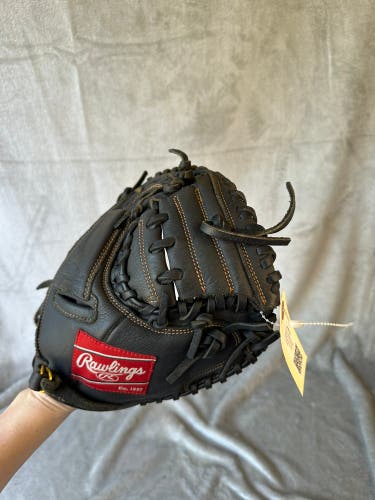 Black Rawlings Renegade RH Catcher's Baseball Glove 31.5" (Used)